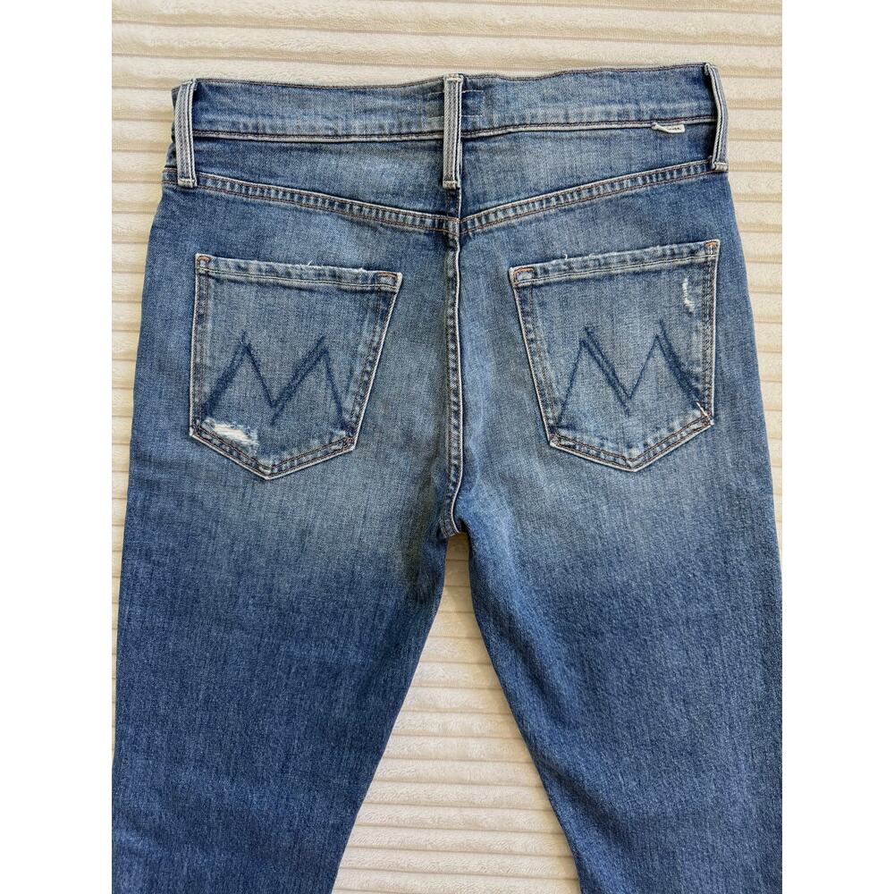 Mother The Pixie Tomcat Crop size 28 Not Cut & Pasted Ankle Jeans - Picture 11 of 15
